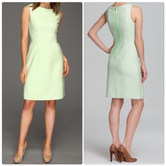 Elie Tahari Dresses & Skirts - Elie tahari holly tweed neon trim sheath dress 12